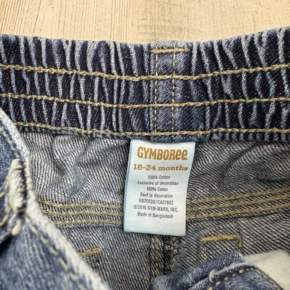Gymboree Baby Sz 18 to 24 M Denim Carpenter Jeans